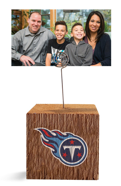 Wholesale NFL1062-Block Spiral Photo Holder / N1062-Tennessee Titans