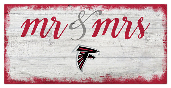 Wholesale NFL1074-Mr Mrs Script 6x12 / N1074-Atlanta Falcons