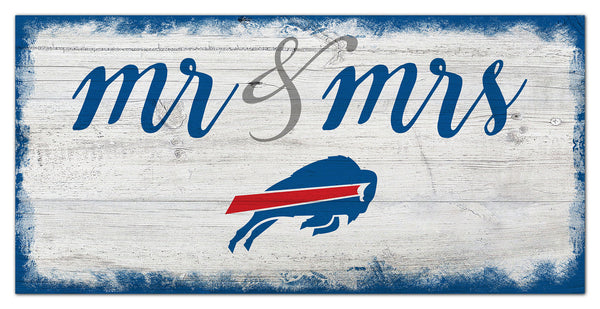 Wholesale NFL1074-Mr Mrs Script 6x12 / N1074-Buffalo Bills