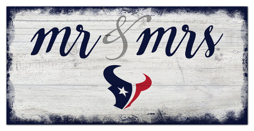 Wholesale NFL1074-Mr Mrs Script 6x12 / N1074-Houston Texans