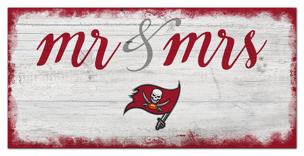 Wholesale NFL1074-Mr Mrs Script 6x12 / N1074-Tampa Bay Buccaneers