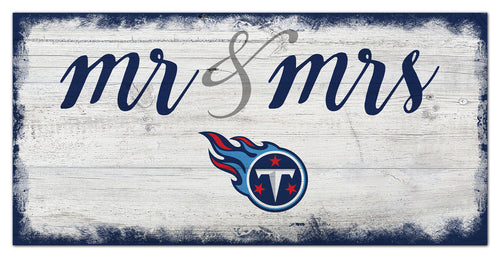 Wholesale NFL1074-Mr Mrs Script 6x12 / N1074-Tennessee Titans