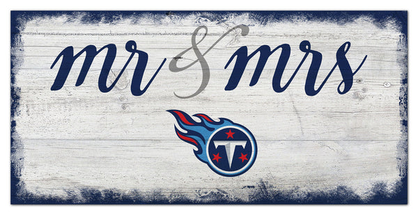 Wholesale NFL1074-Mr Mrs Script 6x12 / N1074-Tennessee Titans