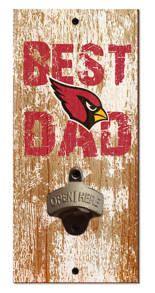 Wholesale NFL1077-Best Dad Bottle Opener / N1077-Arizona Cardinals