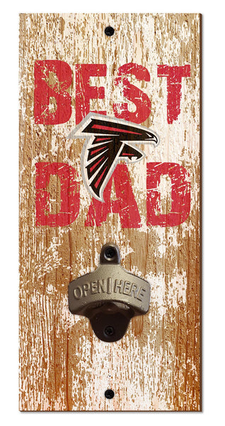 Wholesale NFL1077-Best Dad Bottle Opener / N1077-Atlanta Falcons