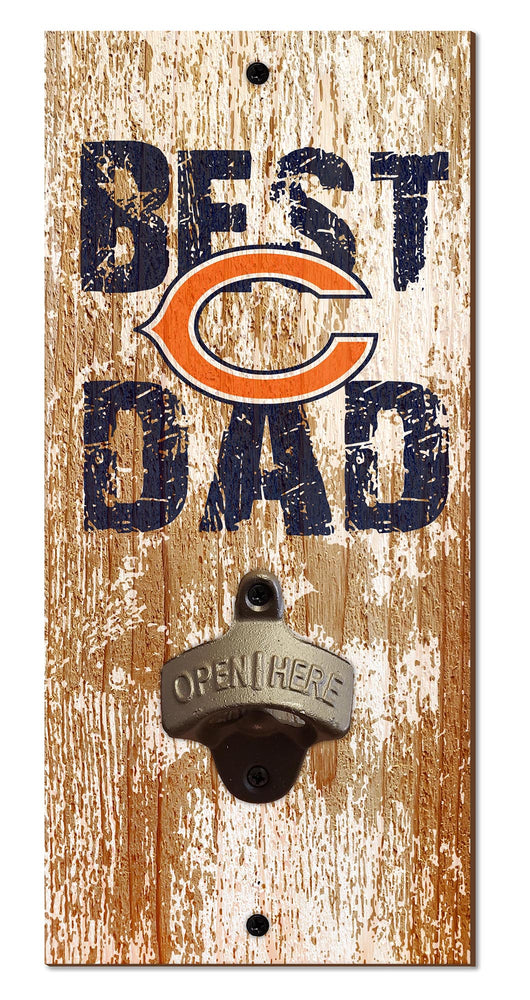 Wholesale NFL1077-Best Dad Bottle Opener / N1077-Chicago Bears