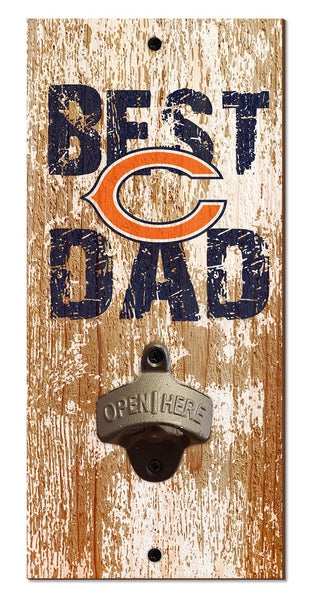 Wholesale NFL1077-Best Dad Bottle Opener / N1077-Chicago Bears