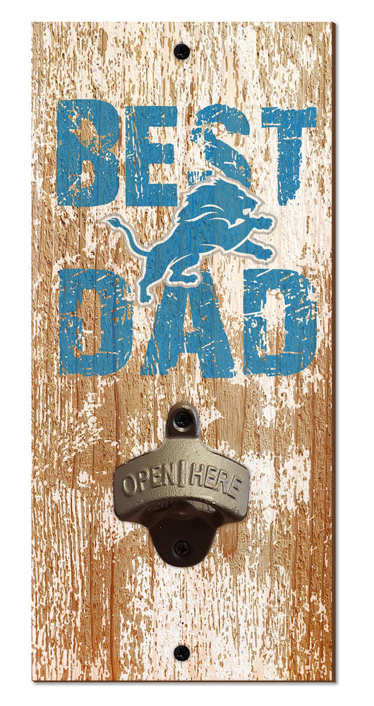 Wholesale NFL1077-Best Dad Bottle Opener / N1077-Detroit Lions