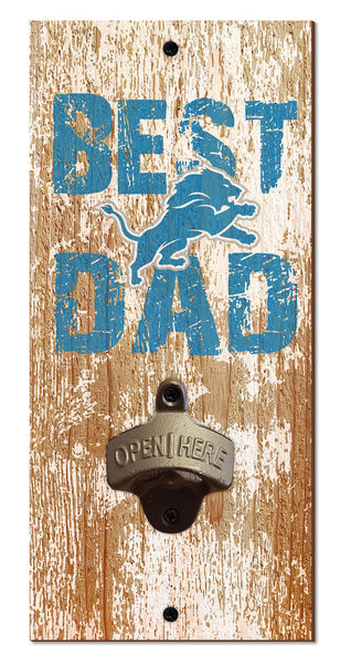 Wholesale NFL1077-Best Dad Bottle Opener / N1077-Detroit Lions
