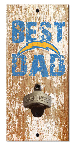 Wholesale NFL1077-Best Dad Bottle Opener / N1077-Los Angeles Chargers