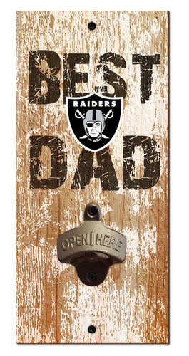 Wholesale NFL1077-Best Dad Bottle Opener / N1077-Las Vegas Raiders