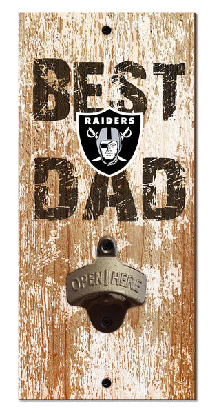 Wholesale NFL1077-Best Dad Bottle Opener / N1077-Las Vegas Raiders