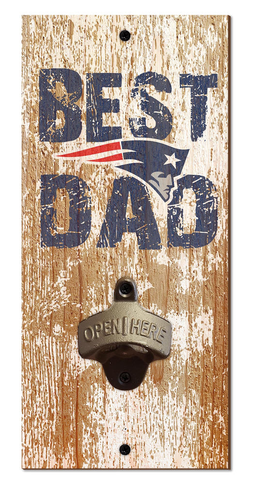 Wholesale NFL1077-Best Dad Bottle Opener / N1077-New England Patriots