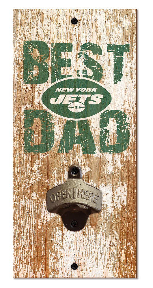 Wholesale NFL1077-Best Dad Bottle Opener / N1077-New York Jets