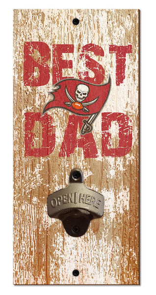 Wholesale NFL1077-Best Dad Bottle Opener / N1077-Tampa Bay Buccaneers