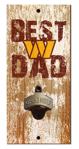 Wholesale NFL1077-Best Dad Bottle Opener / N1077-Washington Commanders