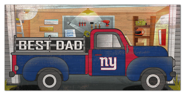 Wholesale NFL1078-Best Dad Truck 6x12 / N1078-New York Giants