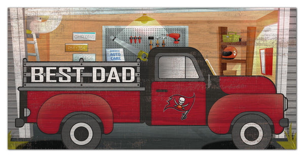 Wholesale NFL1078-Best Dad Truck 6x12 / N1078-Tampa Bay Buccaneers