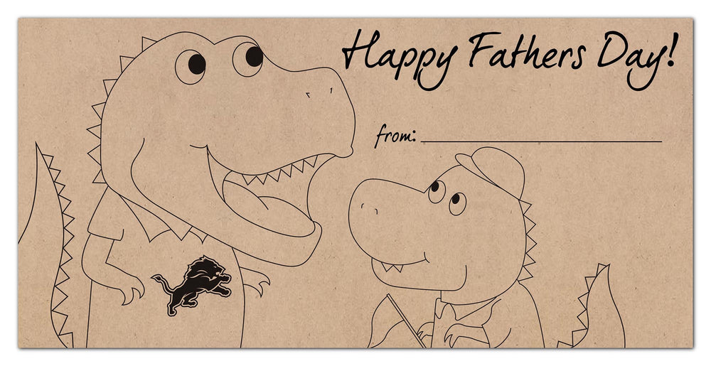 Wholesale NFL1081-Fathers Day Color-In 6x12 / N1081-Detroit Lions