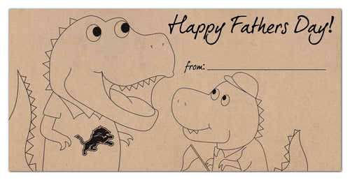 Wholesale NFL1081-Fathers Day Color-In 6x12 / N1081-Detroit Lions