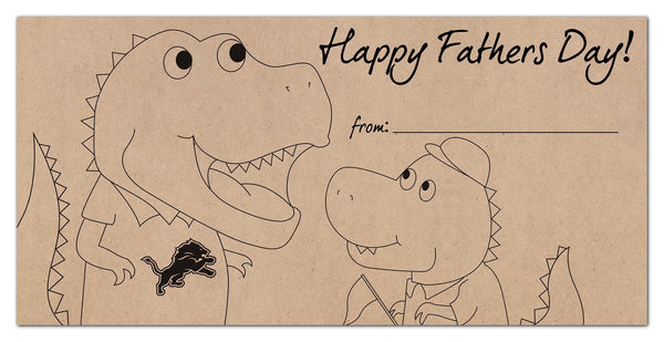 Wholesale NFL1081-Fathers Day Color-In 6x12 / N1081-Detroit Lions