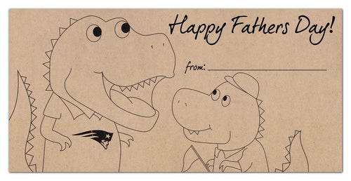 Wholesale NFL1081-Fathers Day Color-In 6x12 / N1081-New England Patriots