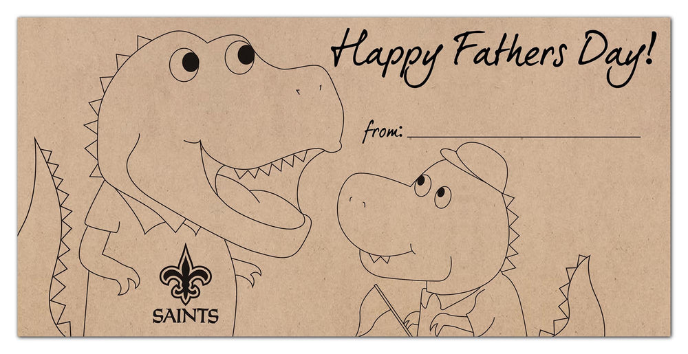 Wholesale NFL1081-Fathers Day Color-In 6x12 / N1081-New Orleans Saints