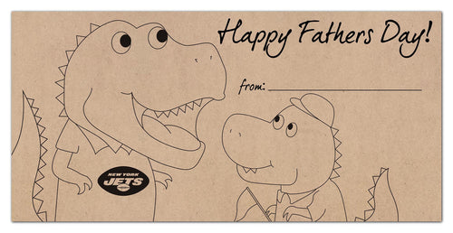 Wholesale NFL1081-Fathers Day Color-In 6x12 / N1081-New York Jets
