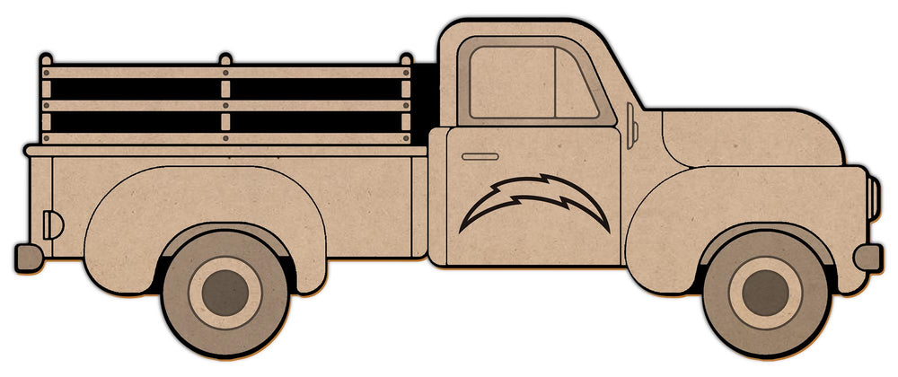 Wholesale NFL1083-Truck Color-In 12in Cutout / N1083-Los Angeles Chargers