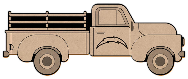 Wholesale NFL1083-Truck Color-In 12in Cutout / N1083-Los Angeles Chargers