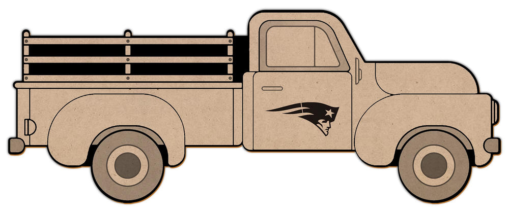 Wholesale NFL1083-Truck Color-In 12in Cutout / N1083-New England Patriots