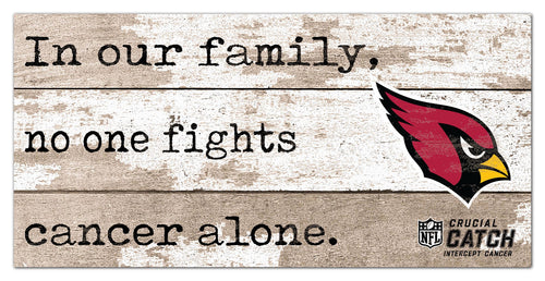 Wholesale NFL1094-No One Fights Alone 6x12 / N1094-Arizona Cardinals