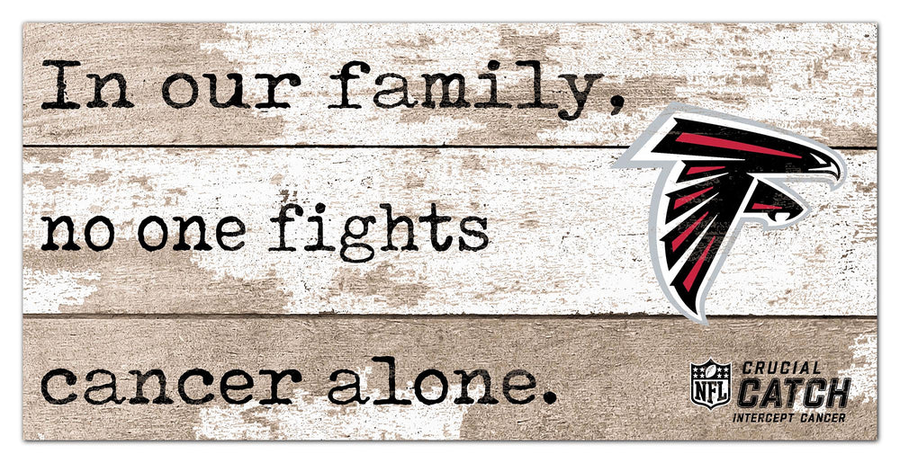 Wholesale NFL1094-No One Fights Alone 6x12 / N1094-Atlanta Falcons