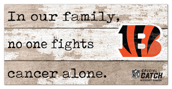 Wholesale NFL1094-No One Fights Alone 6x12 / N1094-Cincinnati Bengals