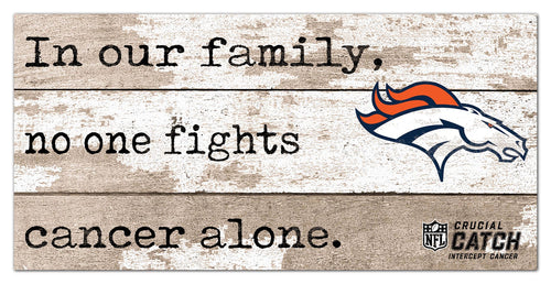 Wholesale NFL1094-No One Fights Alone 6x12 / N1094-Denver Broncos