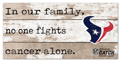 Wholesale NFL1094-No One Fights Alone 6x12 / N1094-Houston Texans