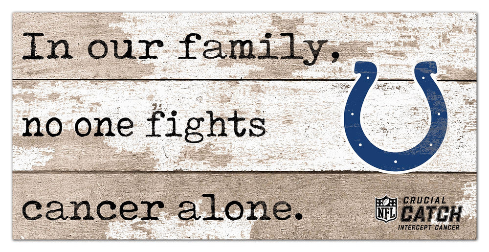 Wholesale NFL1094-No One Fights Alone 6x12 / N1094-Indianapolis Colts