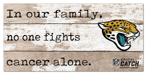 Wholesale NFL1094-No One Fights Alone 6x12 / N1094-Jacksonville Jaguars