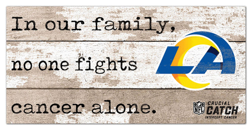 Wholesale NFL1094-No One Fights Alone 6x12 / N1094-Los Angeles Rams