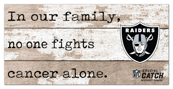 Wholesale NFL1094-No One Fights Alone 6x12 / N1094-Las Vegas Raiders