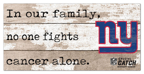 Wholesale NFL1094-No One Fights Alone 6x12 / N1094-New York Giants