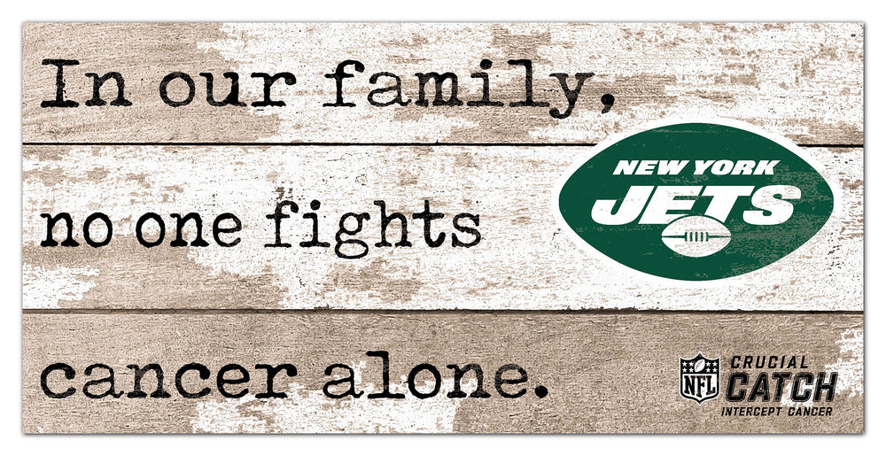 Wholesale NFL1094-No One Fights Alone 6x12 / N1094-New York Jets