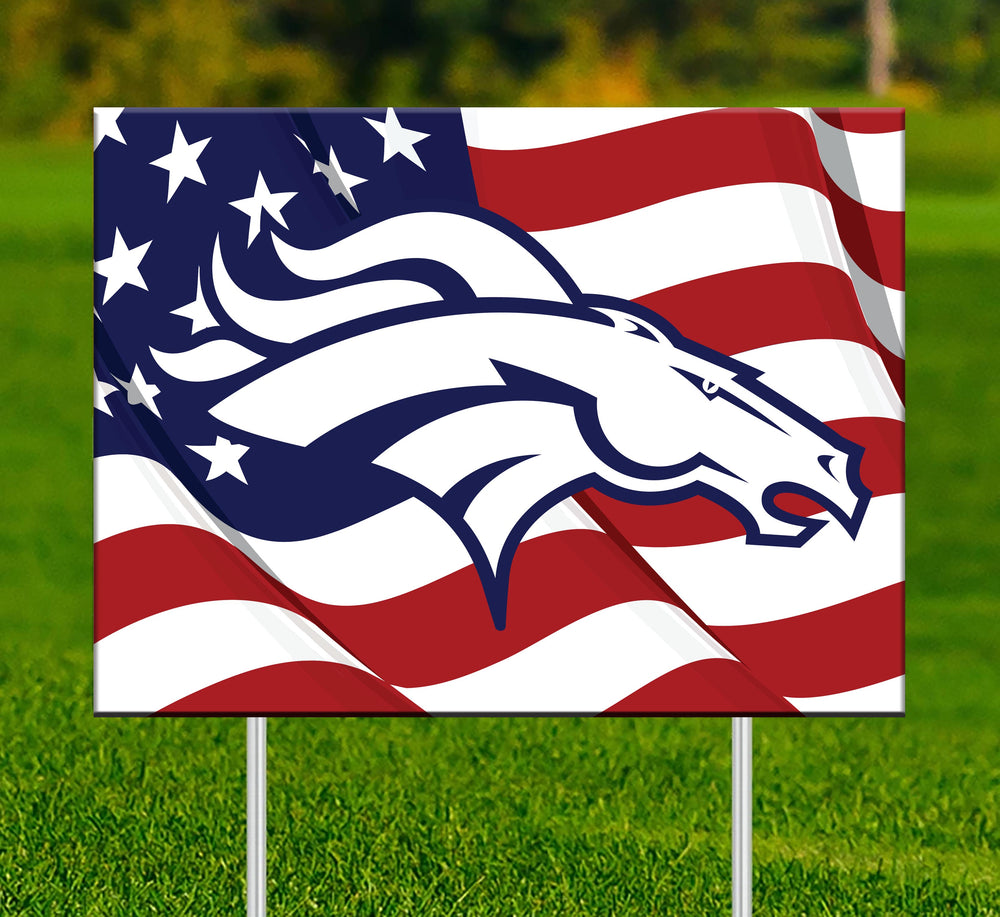 Wholesale NFL2000-Flag Outdoor Sign / N2000-Denver Broncos