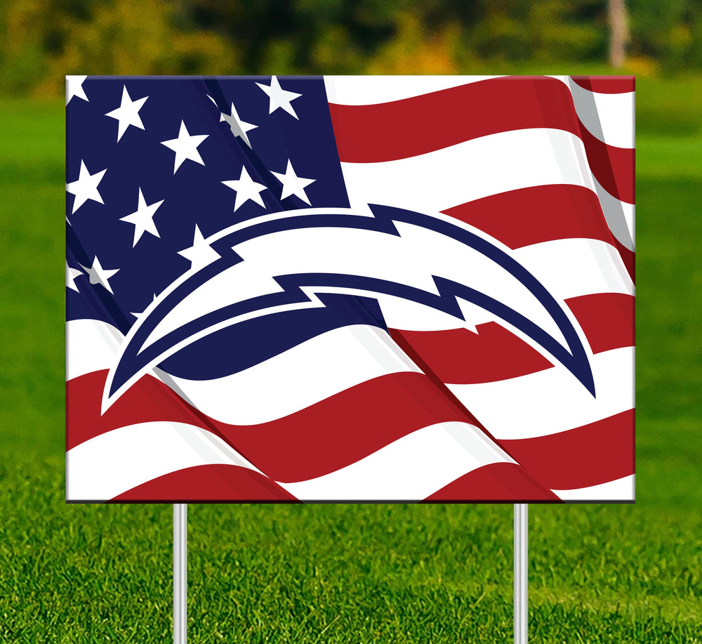 Wholesale NFL2000-Flag Outdoor Sign / N2000-Los Angeles Chargers
