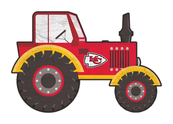 Wholesale NFL2007-Tractor Cutout 12in / N2007-Kansas City Chiefs