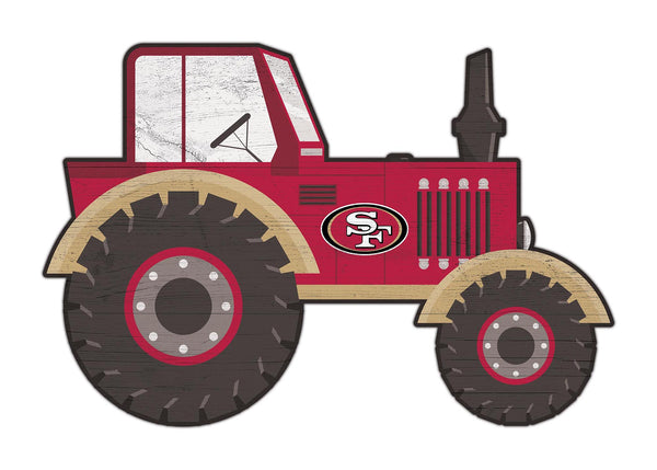 Wholesale NFL2007-Tractor Cutout 12in / N2007-San Francisco 49ers