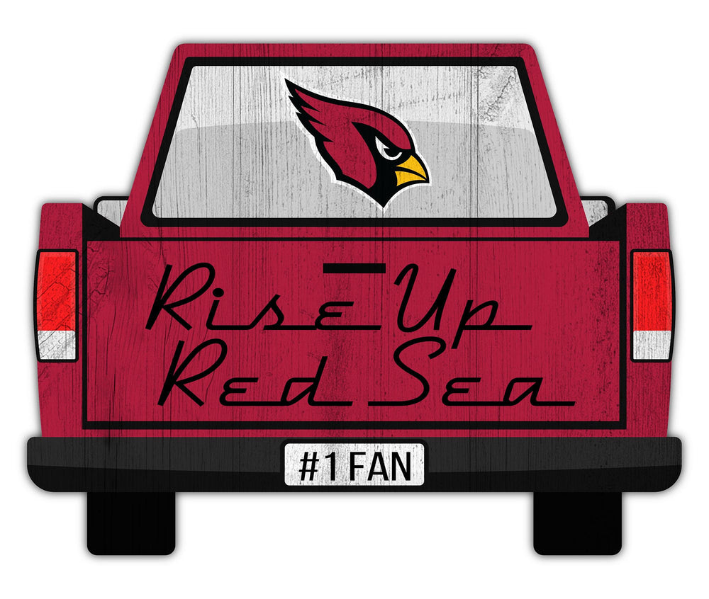 Wholesale NFL2014-Slogan Truck Back 12in Sign / N2014-Arizona Cardinals