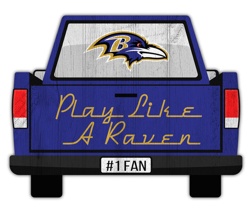 Wholesale NFL2014-Slogan Truck Back 12in Sign / N2014-Baltimore Ravens
