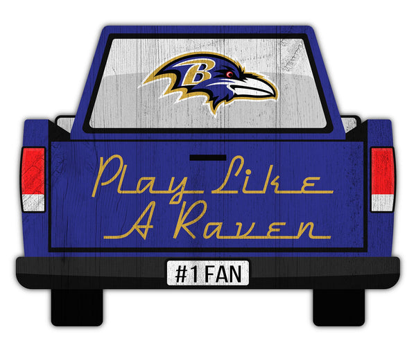 Wholesale NFL2014-Slogan Truck Back 12in Sign / N2014-Baltimore Ravens