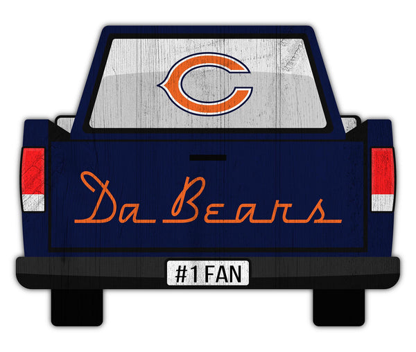 Wholesale NFL2014-Slogan Truck Back 12in Sign / N2014-Chicago Bears